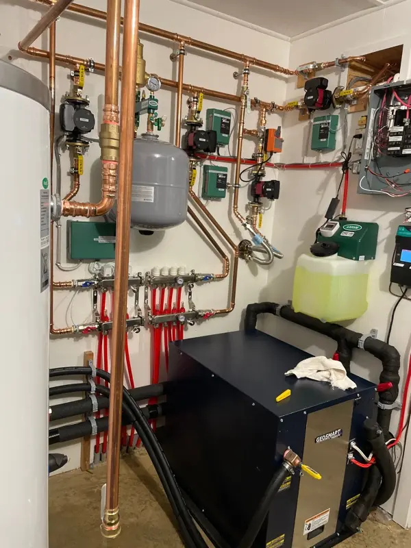 Installation géothermique GeoSmart professionnelle